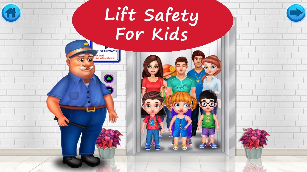 Lift Safety For Kids - Learn How to Use the Elevator Properly | Safety Games