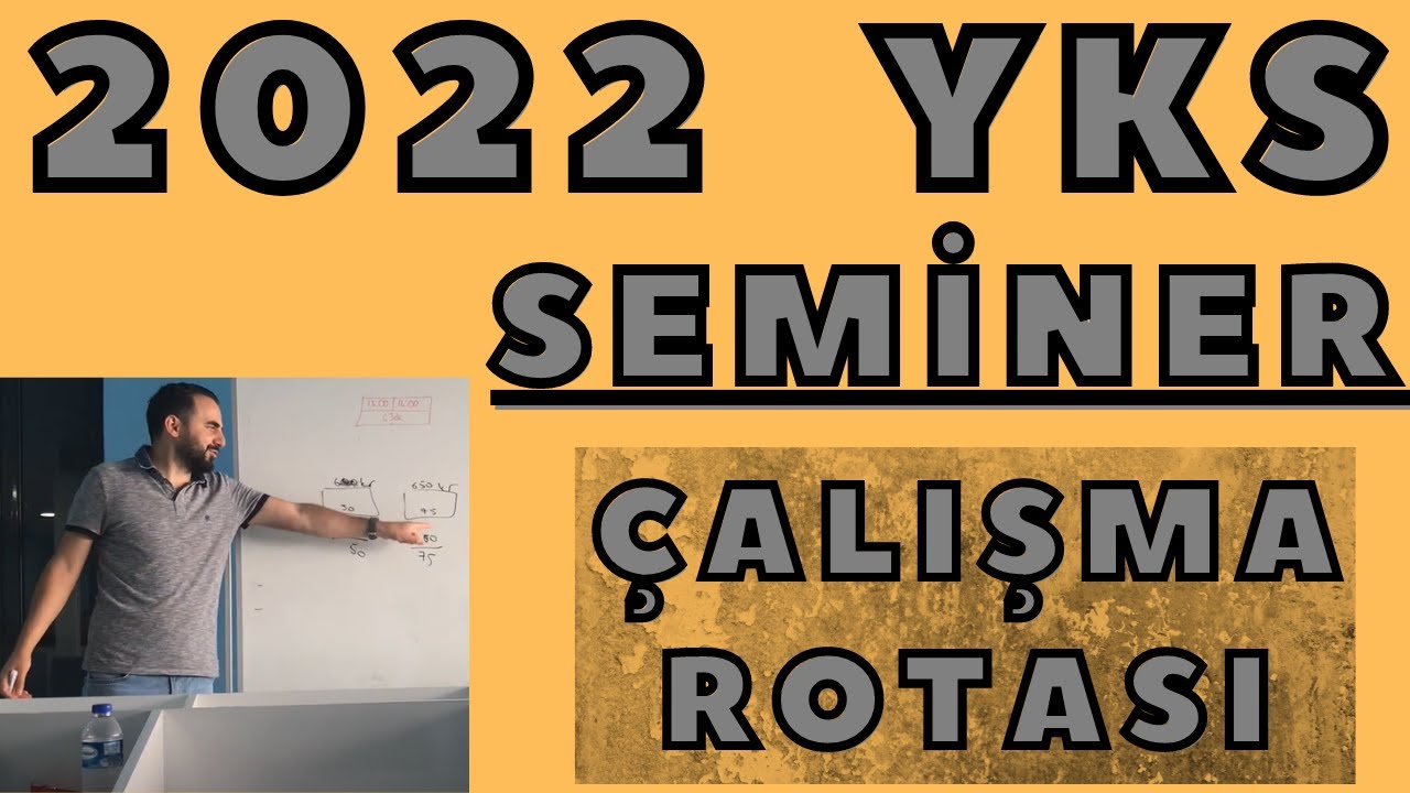 2022 YKS SEMİNERİM ve &Ccedil;ALIŞMA REHBERLİĞİM  #YKS #2022YKS #YKS2022