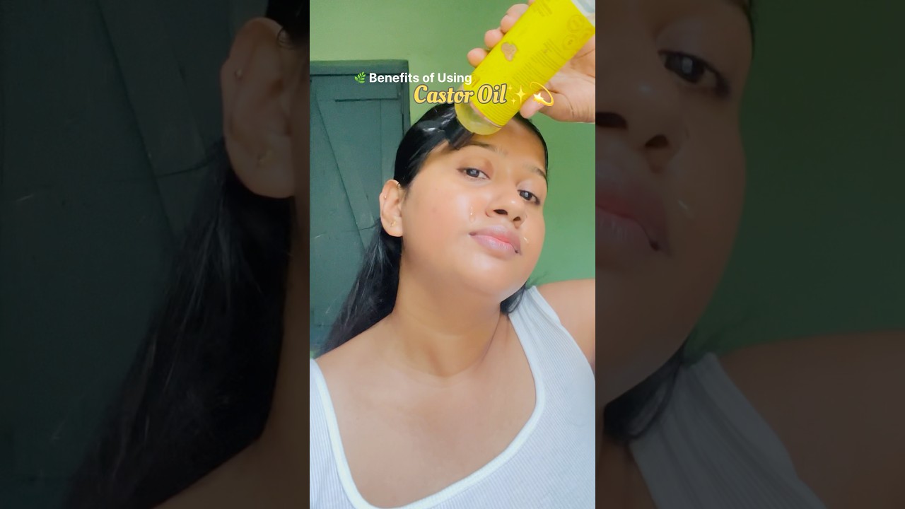 7 Surprising Castor Oil Benefits for Skin 💧 | Natural Skincare Hack! #Shorts #glowingskin