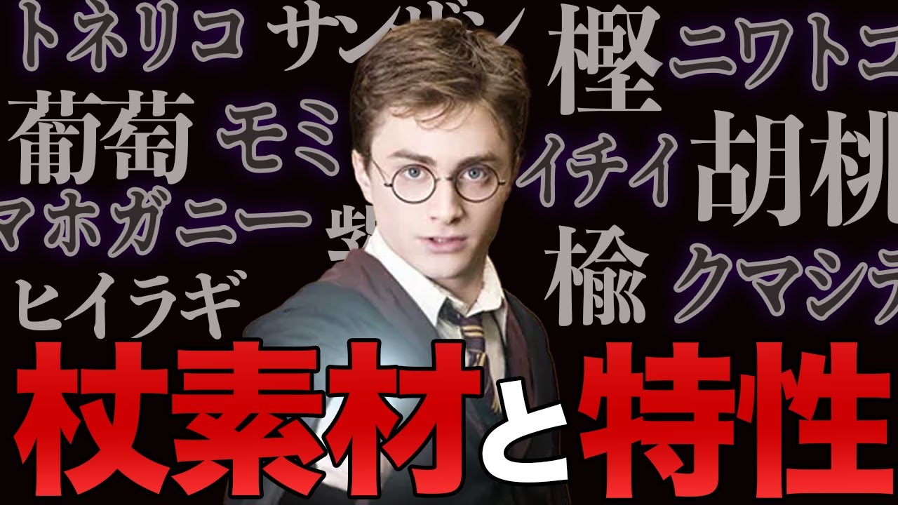 杖の全素材と特性を徹底解説！【ハリーポッター】