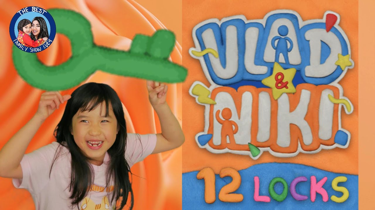 Vlad and Niki 12 locks gameplay with Ella and Mommy