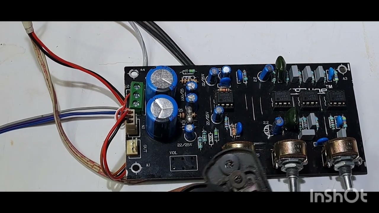 4 IC BASS TREBLE MID CONTROL BOARD (DSLINE)