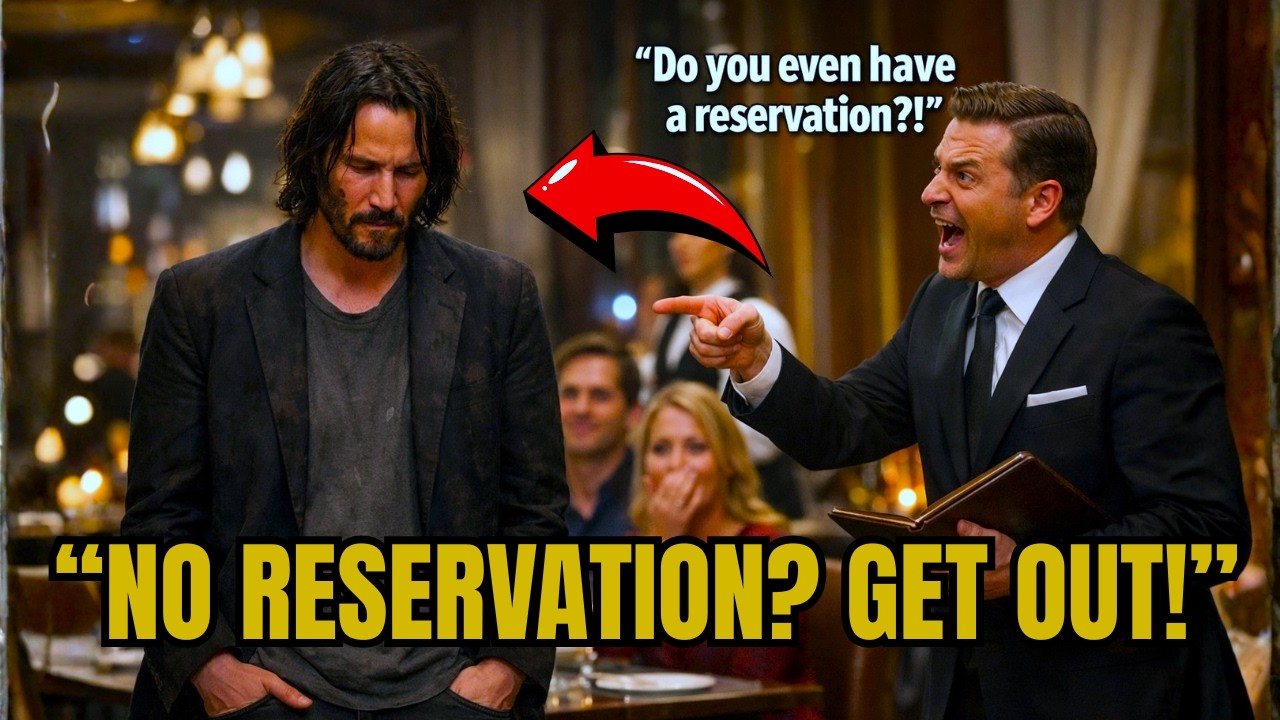 Restaurant Host Publicly Humiliates Keanu Reeves — Minutes Later, the Owner Walks In
