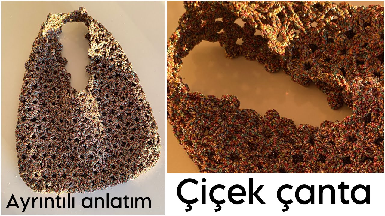 ÇİÇEK ÇANTAA/ PAPATYA ÇANTA / PART 1