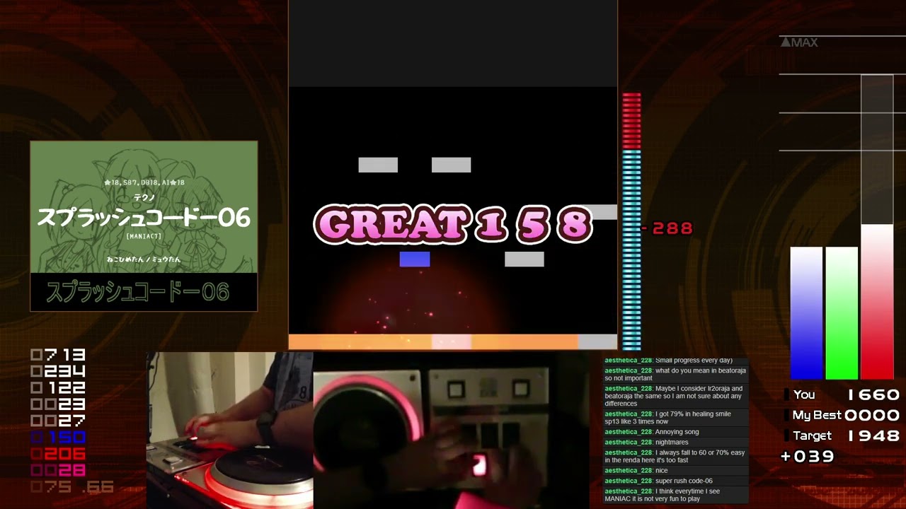 [BMS] ★18 スプラッシュコード－０６ [MANIAC7] EASY CLEAR