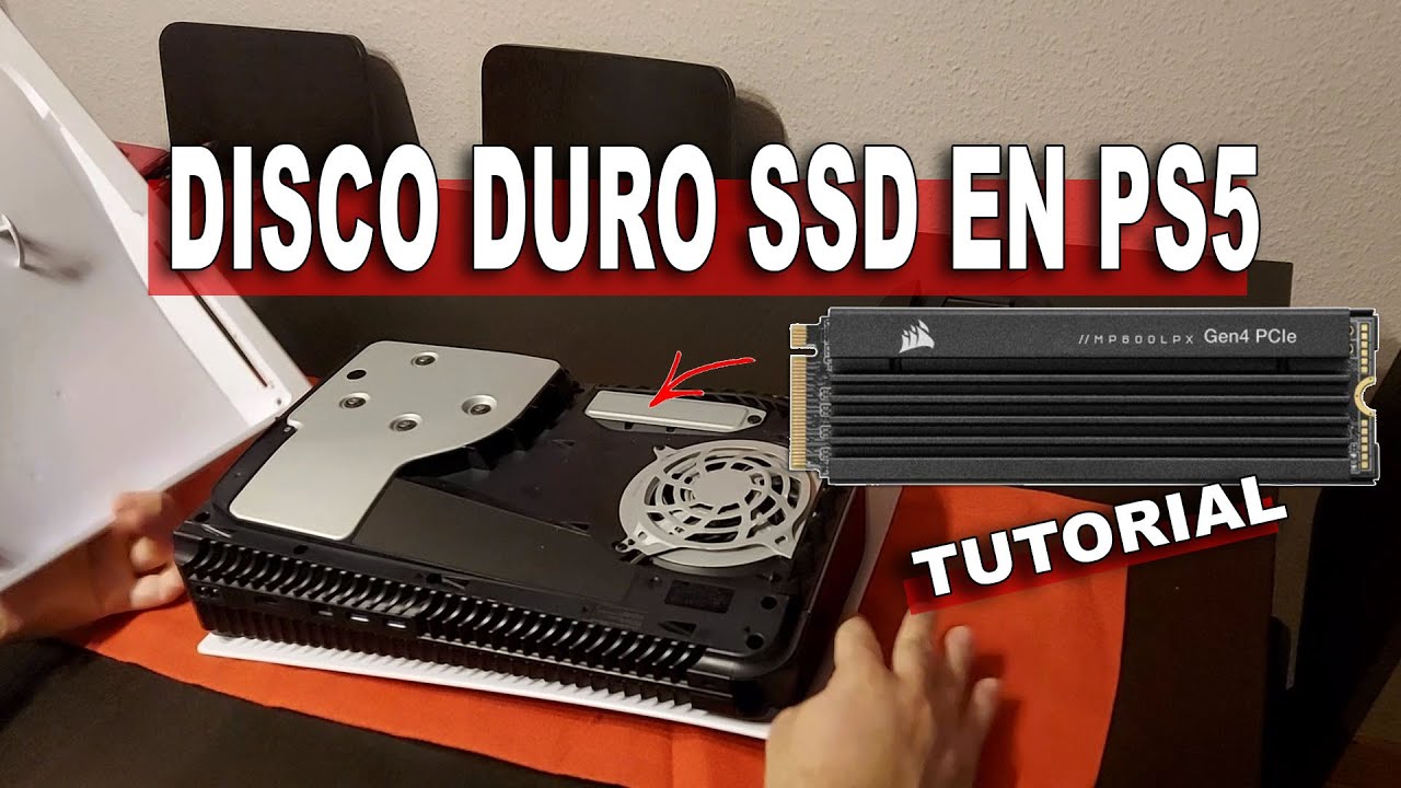 TUTORIAL Cómo instalar un disco SSD en PS5 y quitar las cubiertas VR_JUEGOS