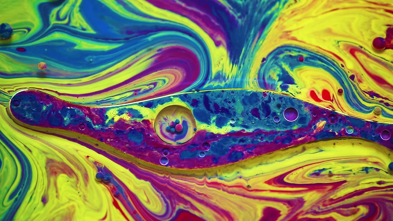 Experimenting with Dish Soap and Acrylic Paint