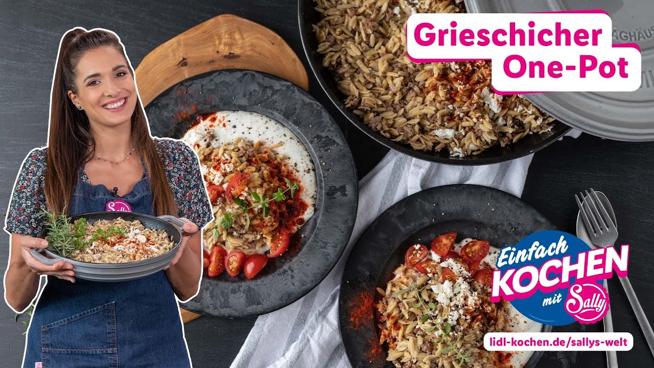 Schnelles Mittagsessen | Griechischer One Pot | Rezepte für Lidl von Sallys Welt