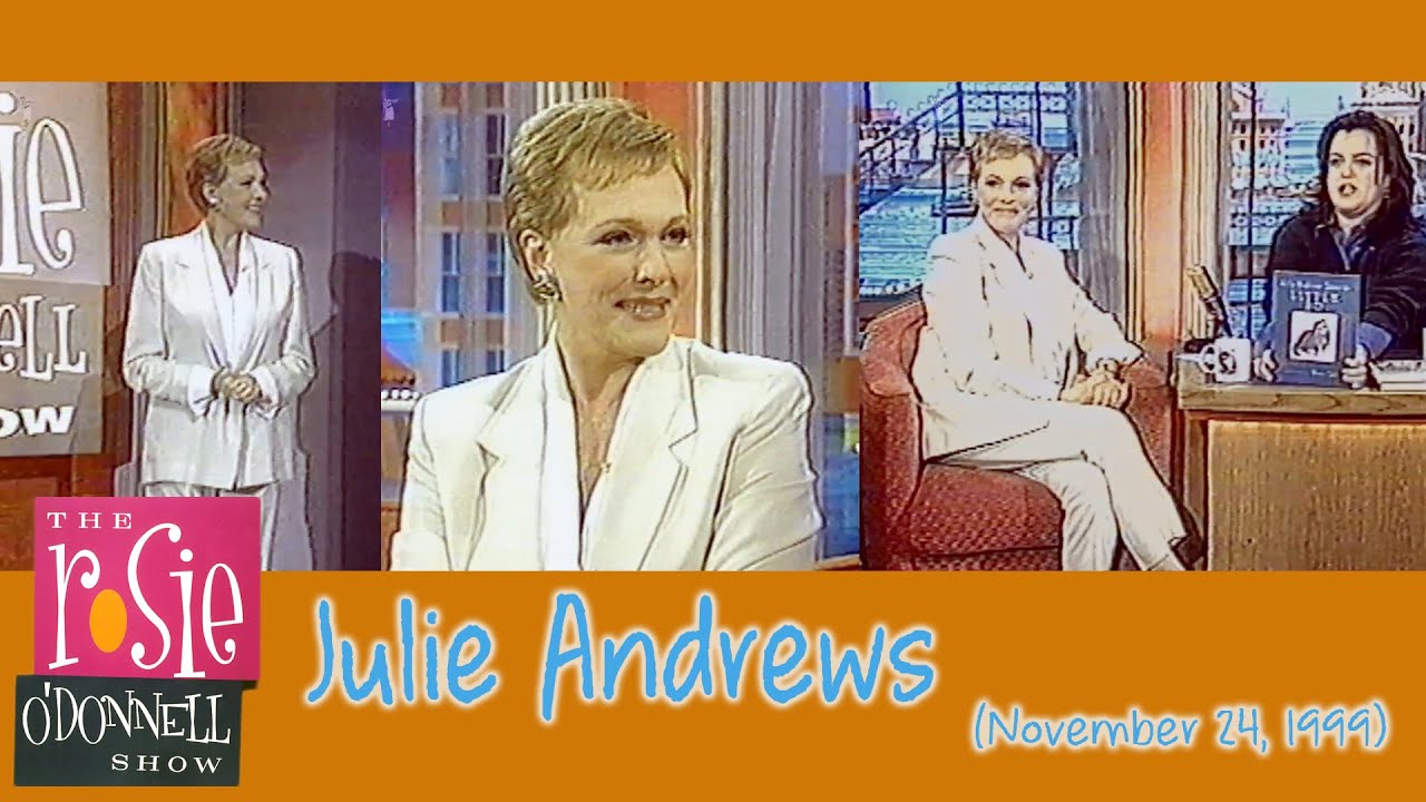 Julie Andrews on Rosie with her book "Little Bo" (1999)