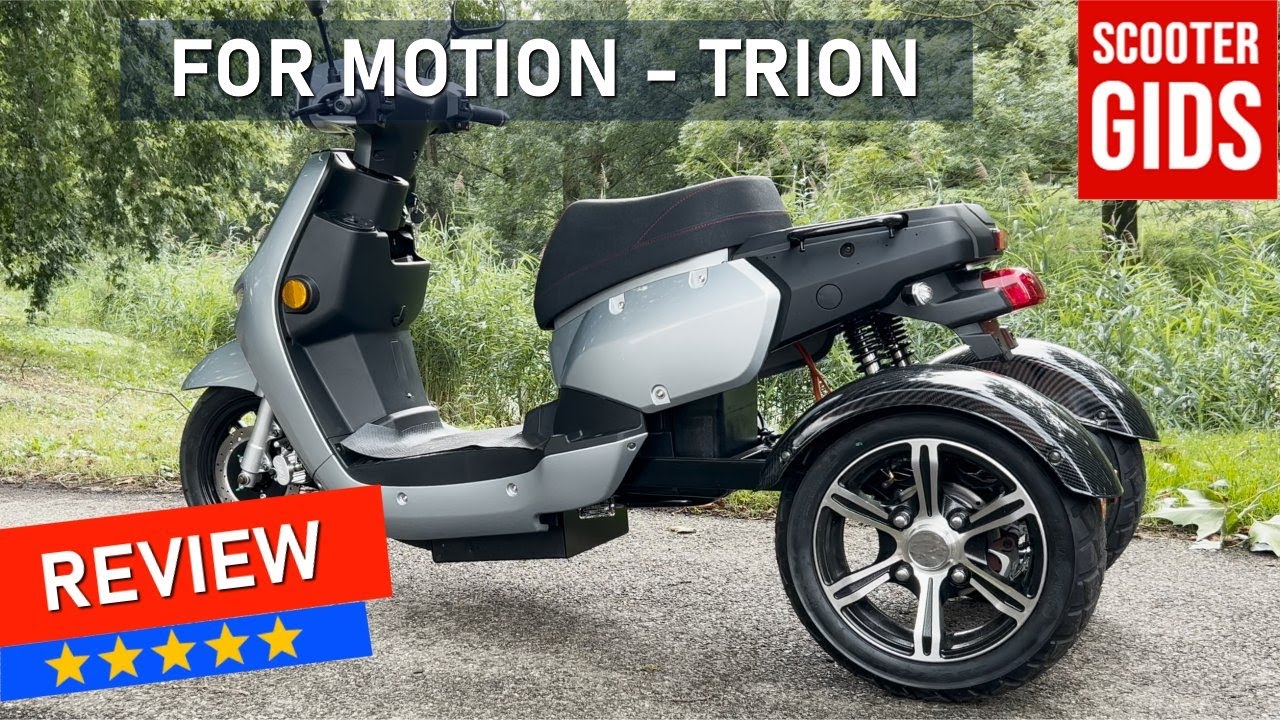 ⭐⭐⭐⭐⭐REVIEW: For Motion TRION 🔥🔥🔥 45 KM/u Scootmobiel ✔️Geen rijbewijs of helm