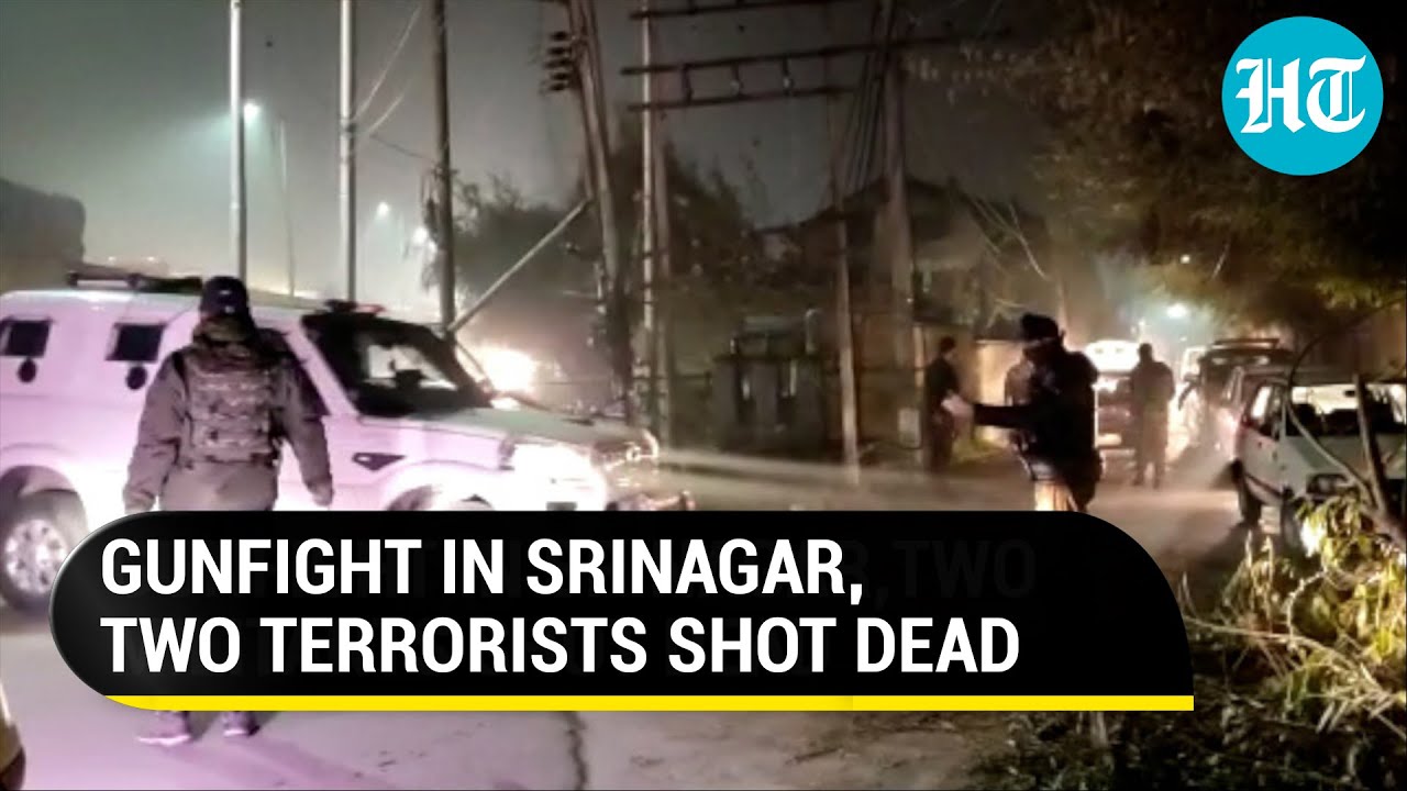 Watch: Two terrorists killed in Srinagar encounter amid heightened security after civilian killings