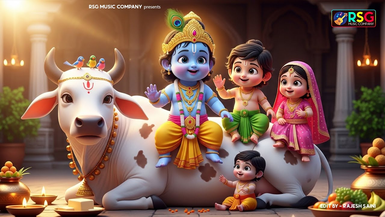 छोटी छोटी गैया छोटे छोटे ग्वाल। Choti Choti Gaiya Chote Chote Gwal। #kanha #krishna #krishnabhajan