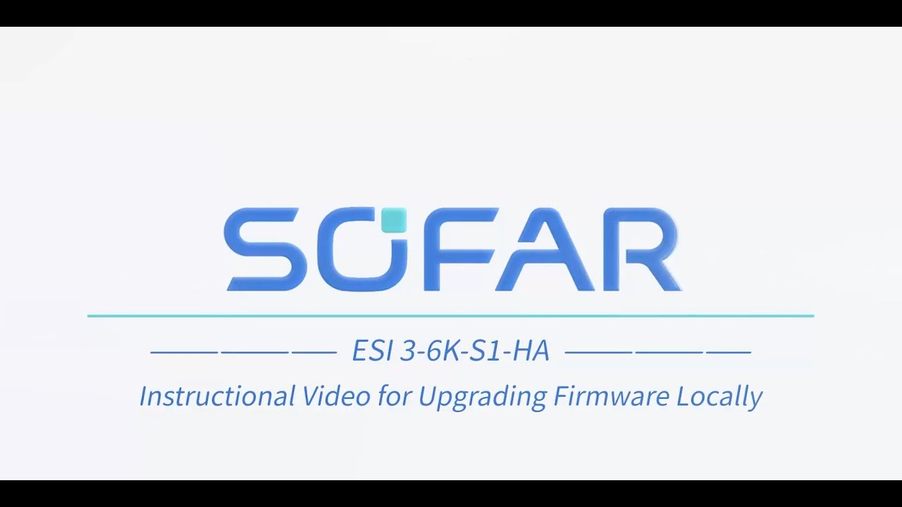 ESI 3~6K S1 HA (Power All)  Firmware Upgrade