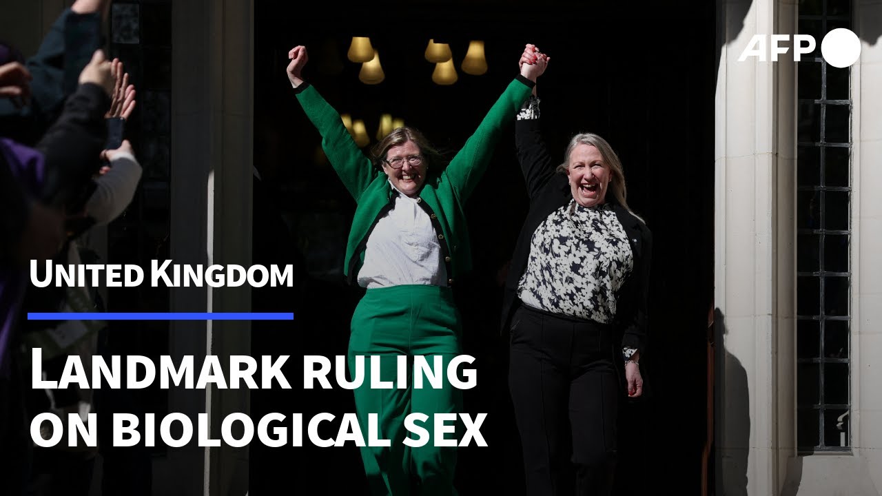 Campaigners celebrate as UK top court rules definition of 'a woman' based on sex at birth | AFP