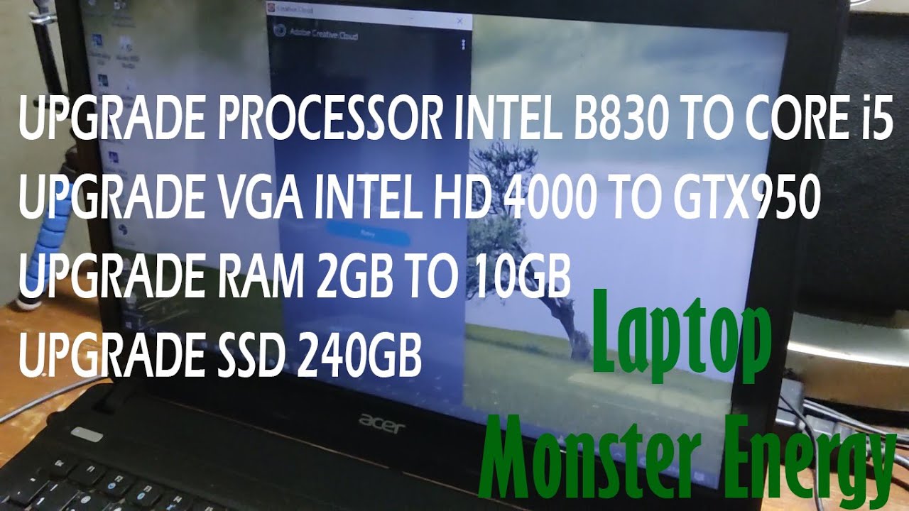 Cara Upgrade Laptop Tambah VGA Di Laptop Acer E1-471 (Perakitan) Part 1