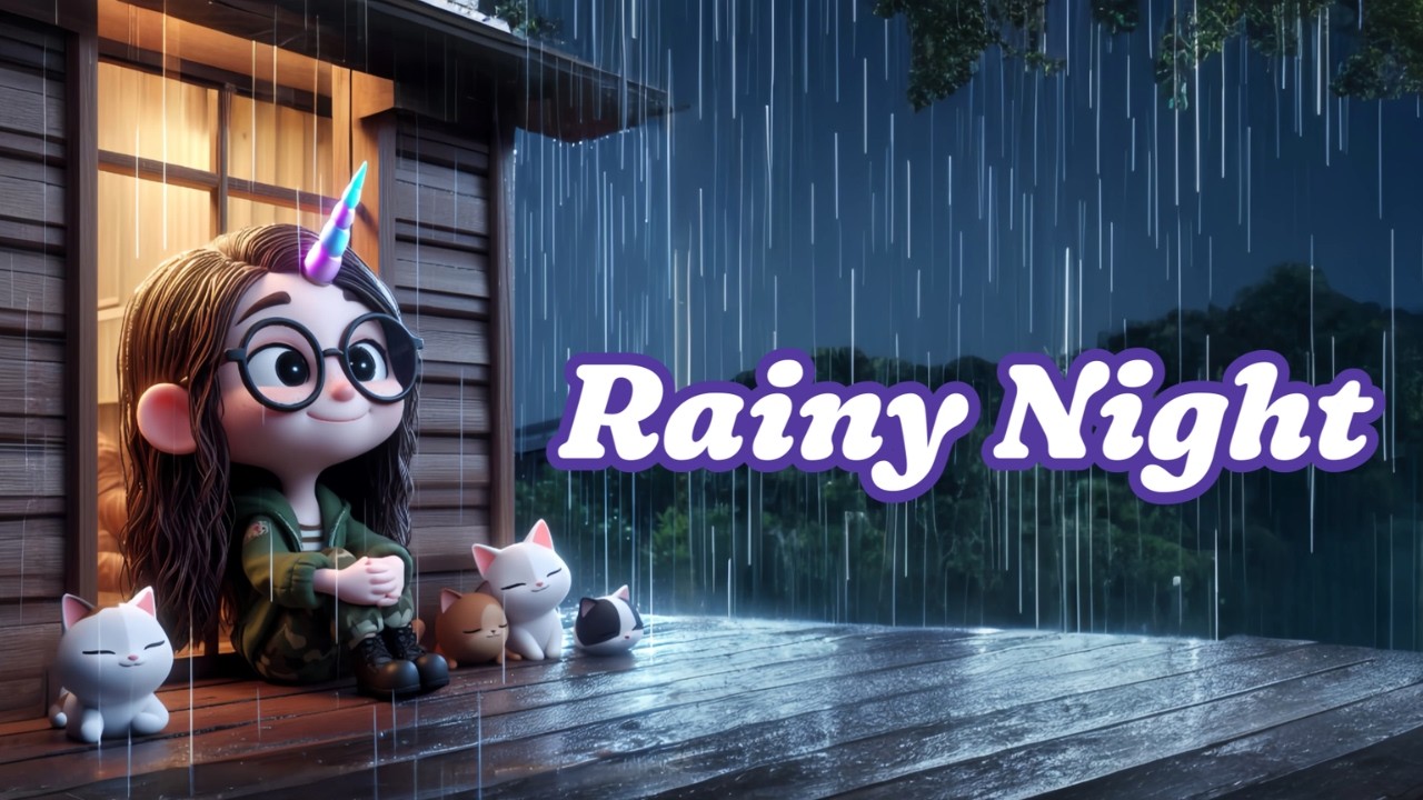 Join Rainy Soff ☔ for a relaxing night 🌙 of rain and its soothing sounds 🌧️