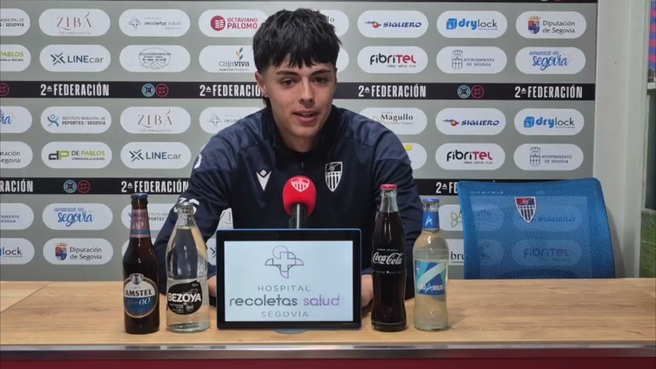 Rueda de prensa de Postigo previa al partido de la Gimnástica Segoviana frente al Langreo