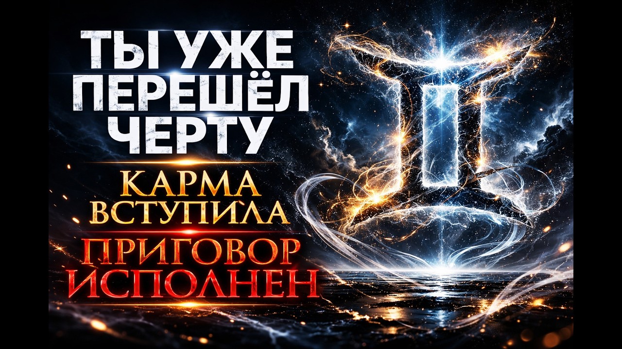БЛИЗНЕЦЫ (♊): ТЫ УЖЕ ПЕРЕШЁЛ ЧЕРТУ. Гороскоп