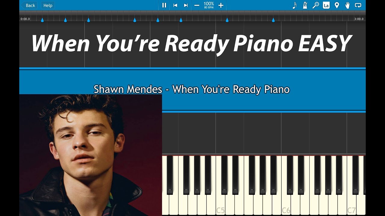 Shawn Mendes - When You're Ready Piano Tutorial EASY (Piano Cover)