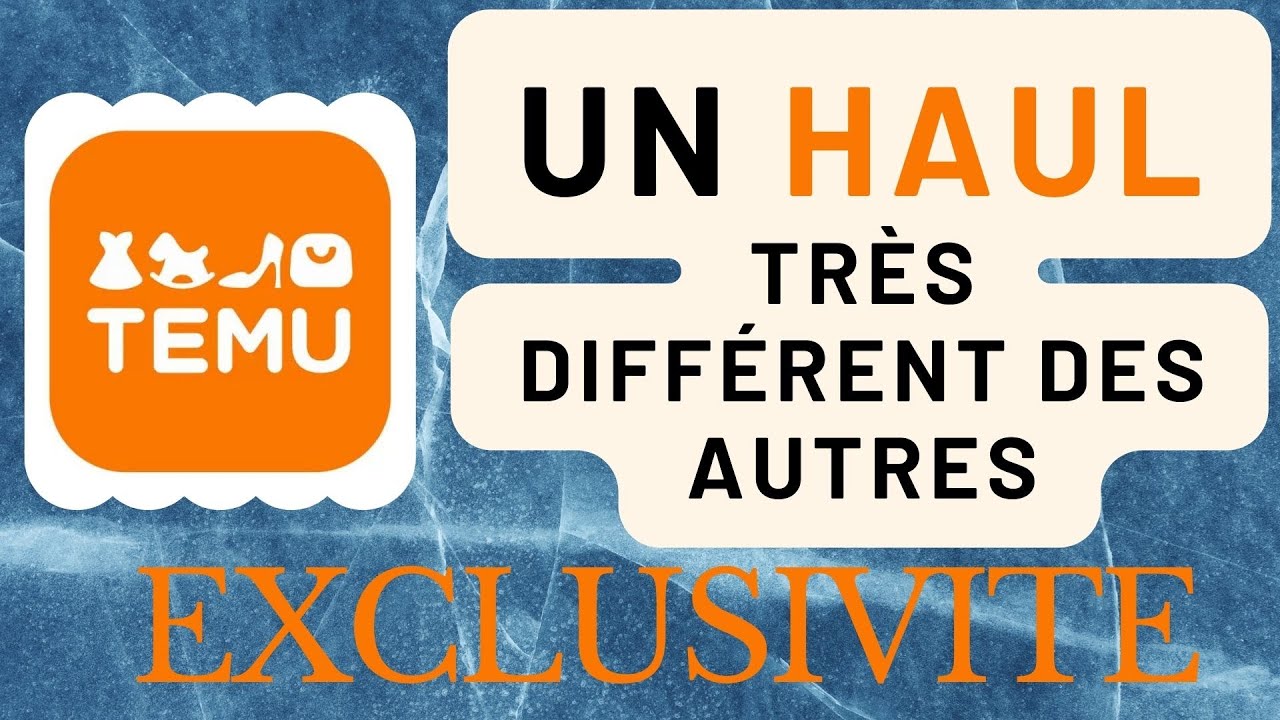 haul TEMU très différent des autres !!! une Exclusivité... un code promo