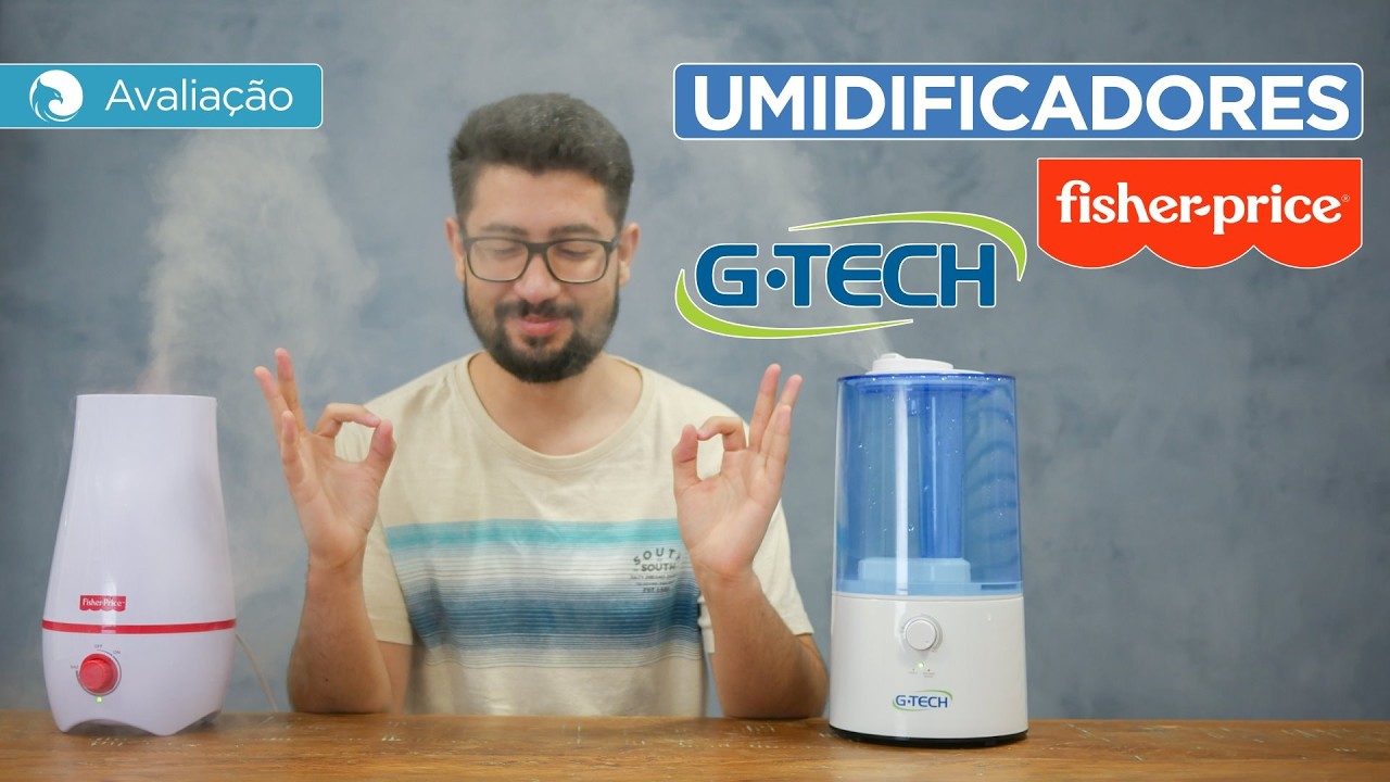 Comparativo de Umidificadores de Ar: Fisher Price vs G-Tech | Avaliação da Harpyja