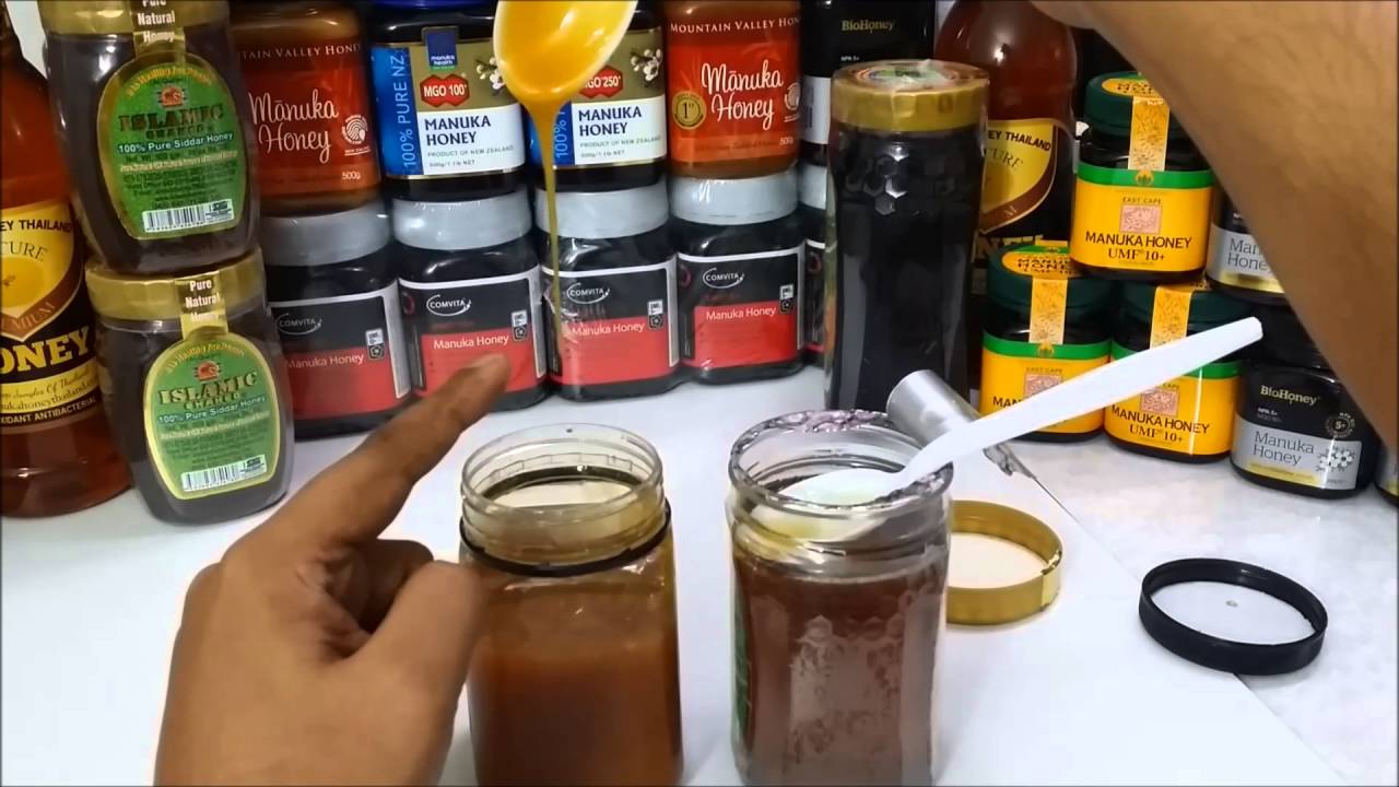sidr vs manuka thickness and purity compare