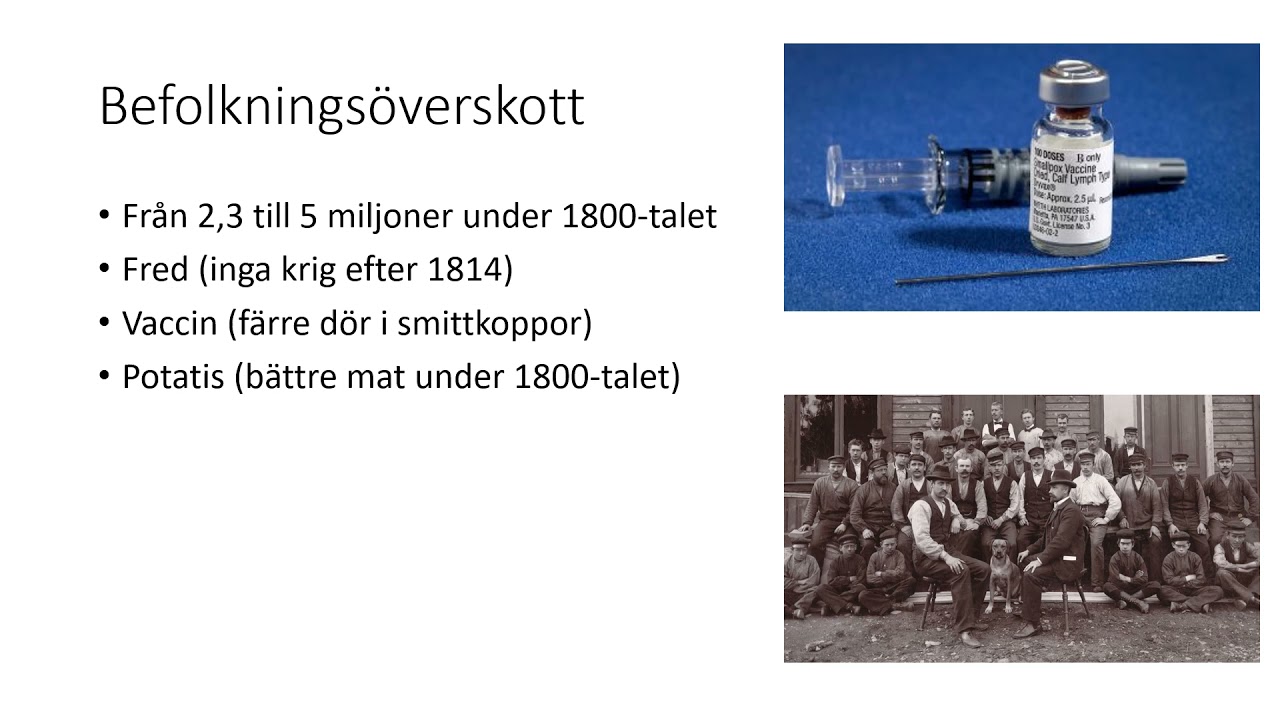 Vad är grejen med Sveriges industrialisering på 1800-talet?