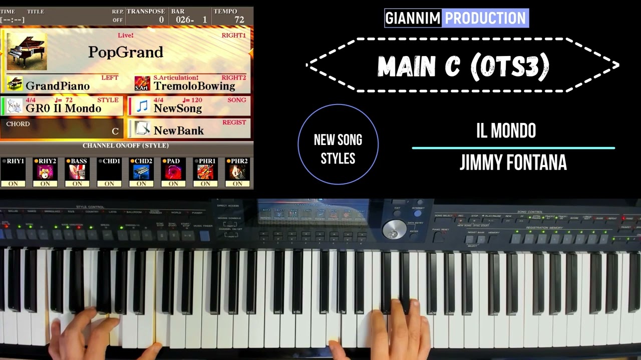 42. IL MONDO (Jimmy Fontana) - SONGSTYLE DEMO Produzione GianniM