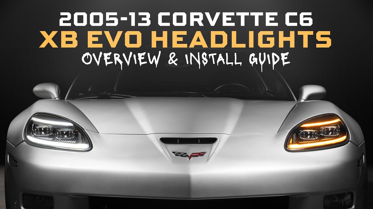 Обзор и инструкция по установке фар Morimoto XB Evo для Corvette C6 (2005–2013)
