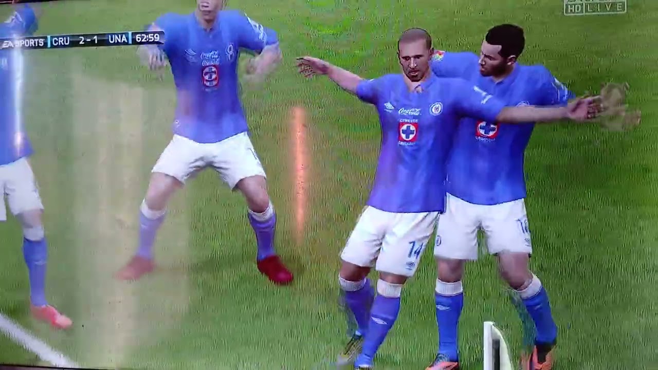 Cruz Azul 3×1 Pumas J.12 Clausura 2098 FIFA 14 PS4