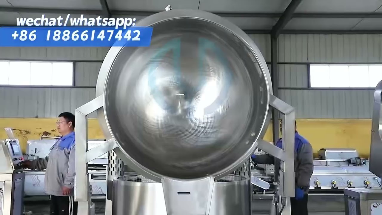 Planetary stirring jacketed kettle