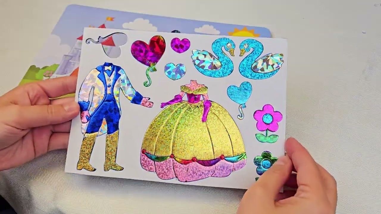 Princess dress-up foil fun, let your child become the most matching princess
