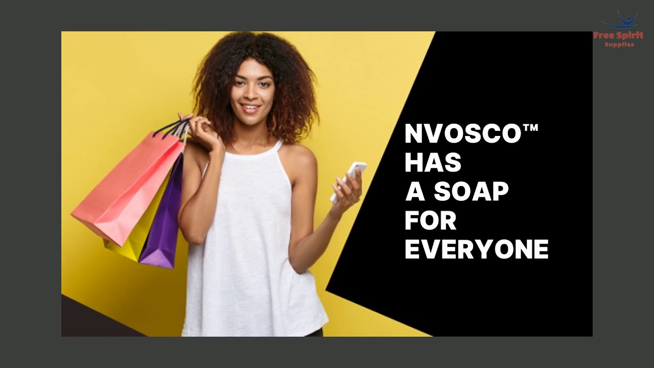 NVOSCO&trade; All Natural Handmade Soap 100g MADE IN AUSTRALIA (Palm Oil Free) at Free Spirit Supplies