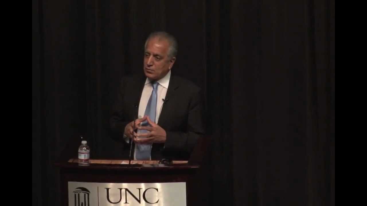 Ambassador Zalmay Khalilzad - Weatherspoon Lecture - UNC Kenan-Flagler