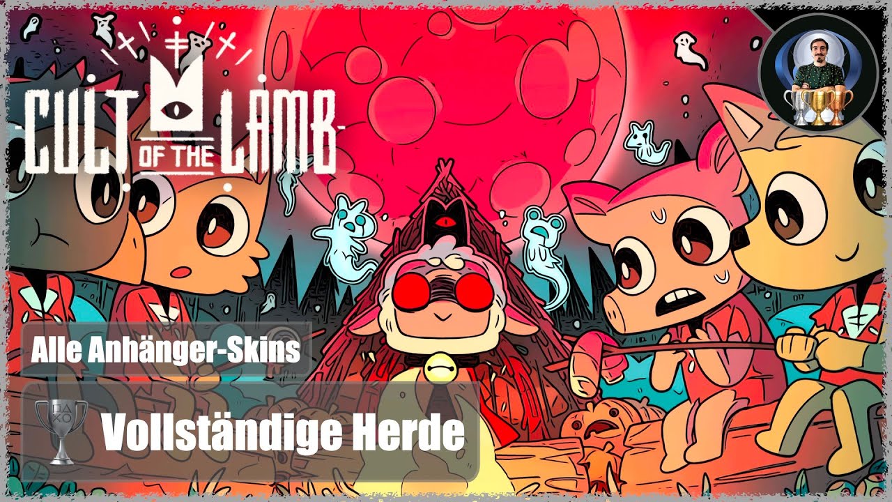 Vollständige Herdea - Trophy/Trophäe - Cult of the Lamb - Alle Anhänger-Skins