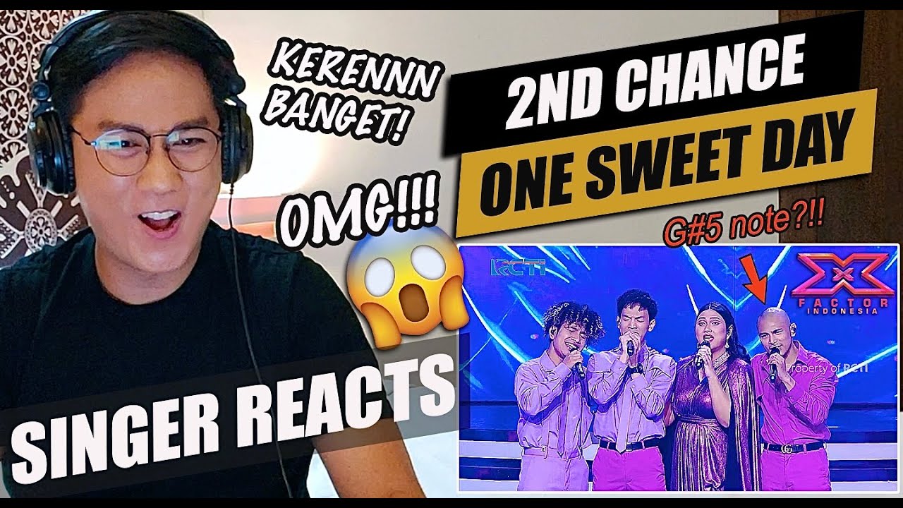 2ND CHANCE - ONE SWEET DAY (BOYZ II MEN) | X FACTOR INDONESIA 2021 | SINGER REACTION