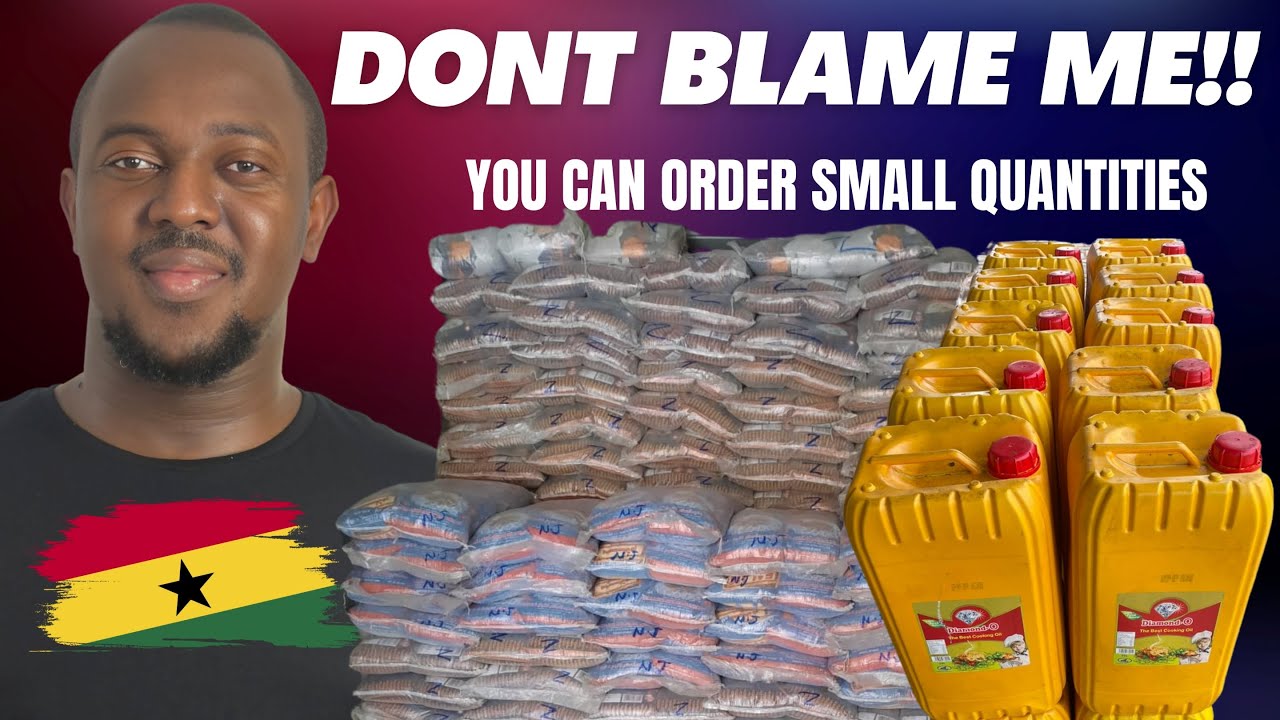ORDER SMALL MOQ OF RICE AND OIL IN GHANA AND DUBAI