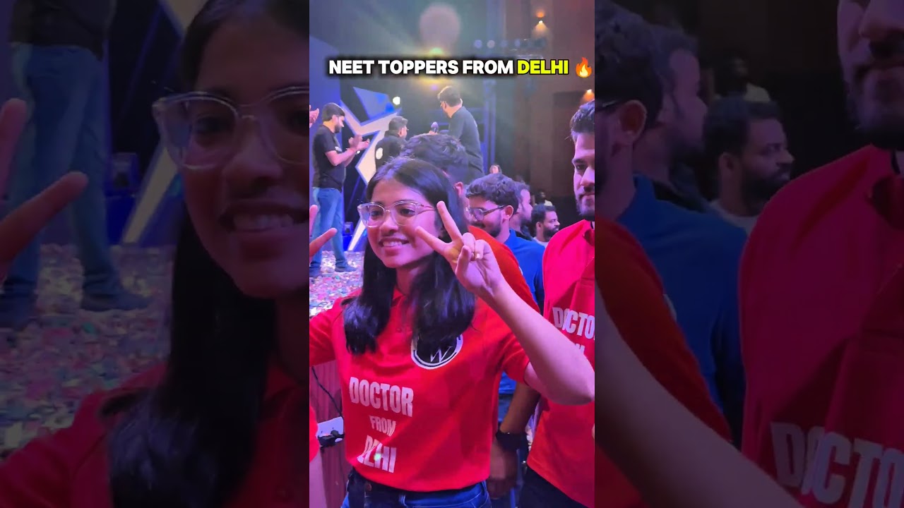 All NEET Toppers from Delhi 🔥🔥 #neet2025
