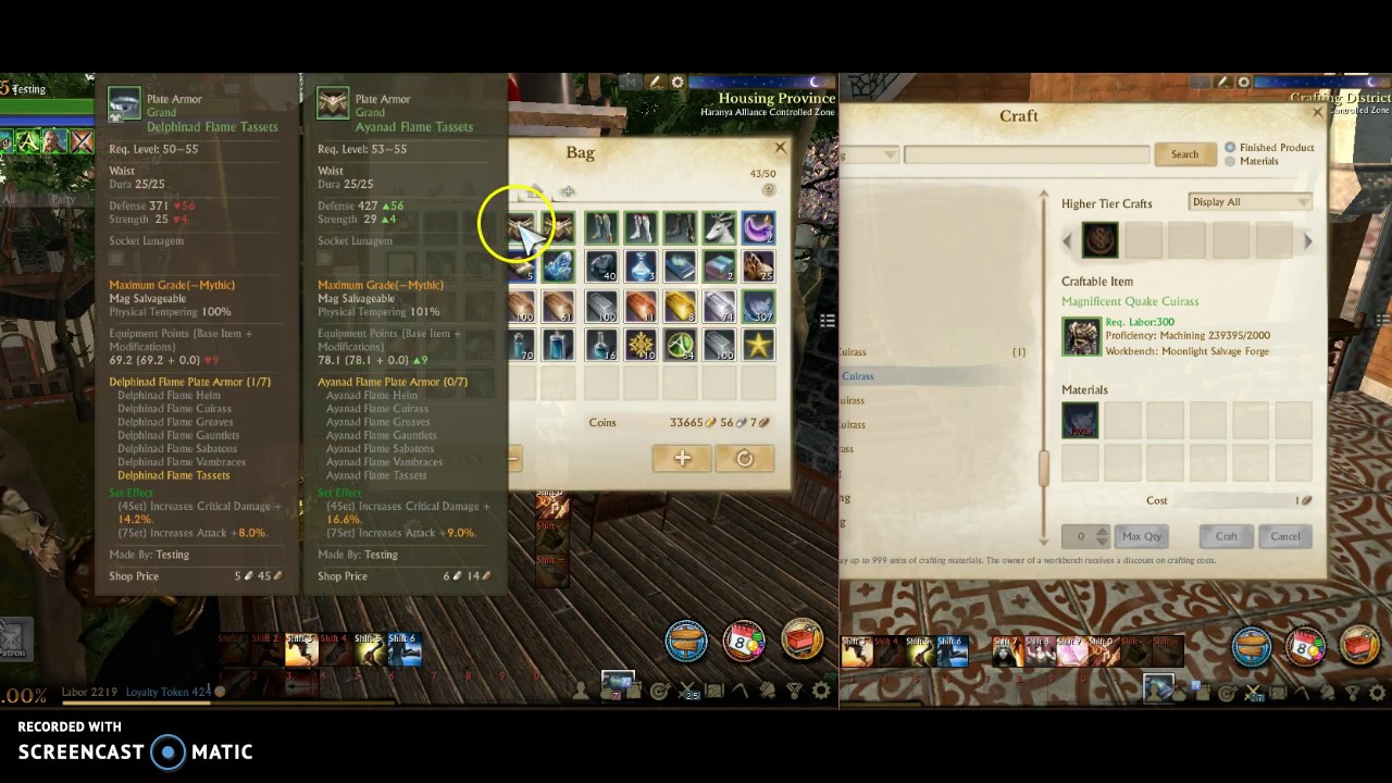 Archeage Weapons/Armor crafting is where the money is