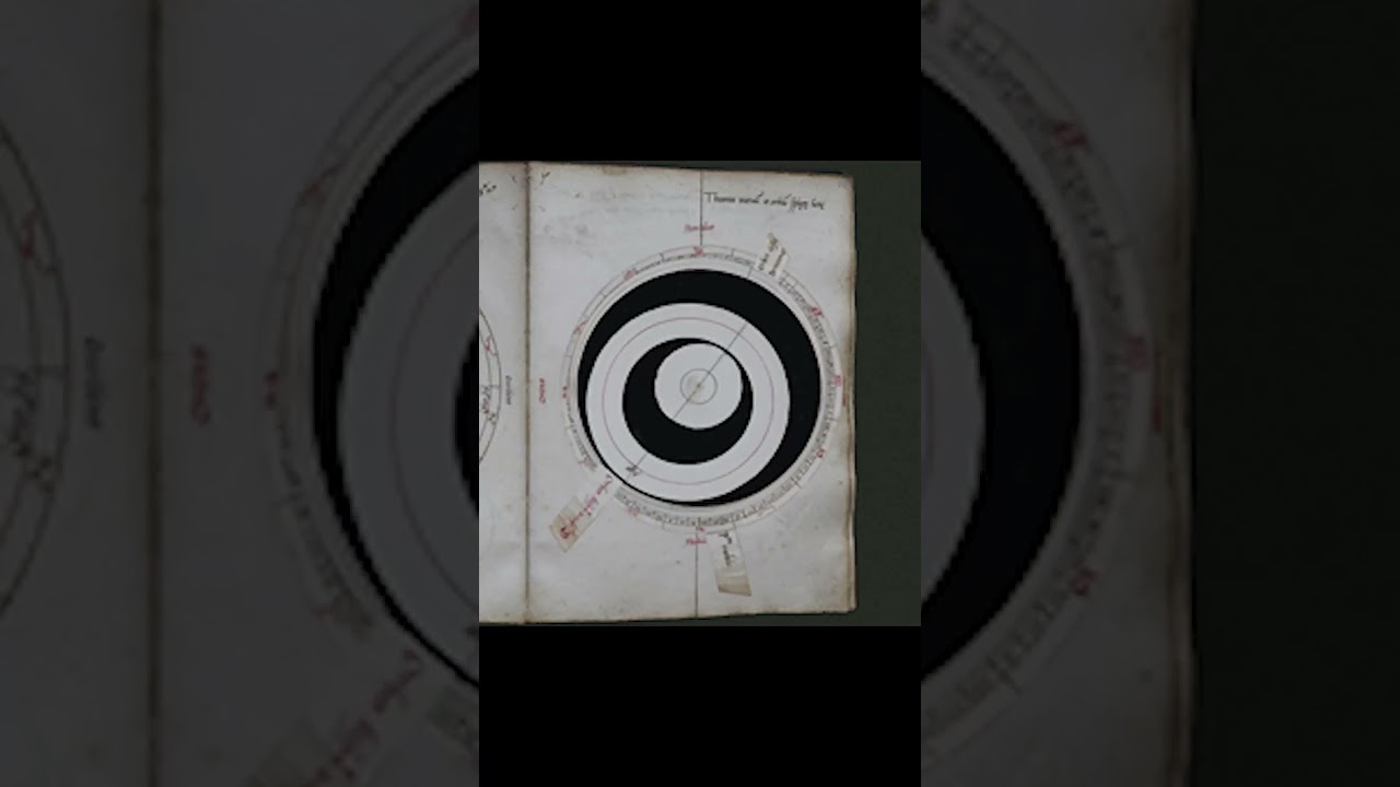 A moving volvelle from LJS 64, an astrological manuscript  #manuscript #books#astronomy #history