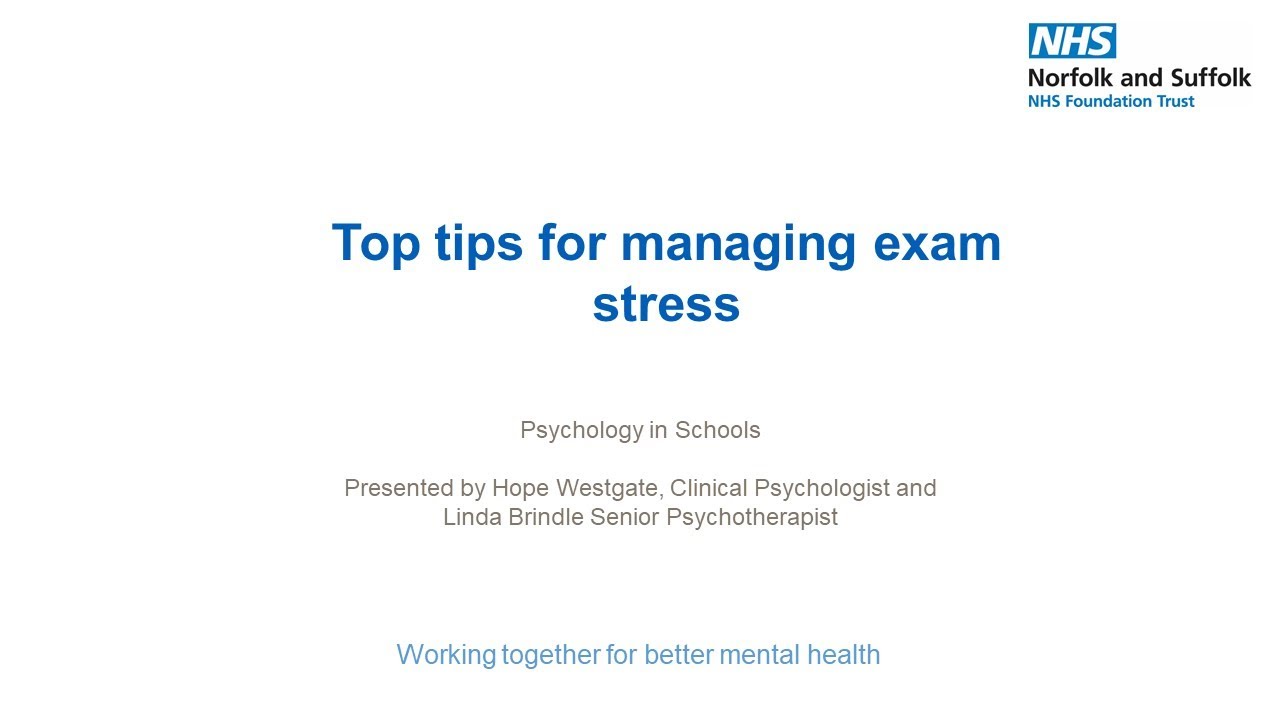 Top Tips For Managing Exam Stress 2022