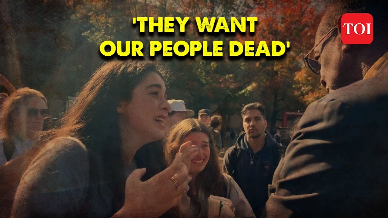 ‘They want our people dead’: Jewish student breaks down after witnessing pro-Palestinian rally