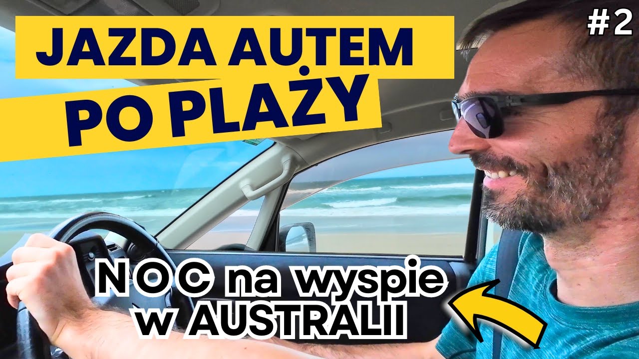 Jedziemy VANEM po PLAŻY! Rozbijamy Obóz na WYSPIE, Krab, Ognisko, Burza i Wszędzie Piasek #2