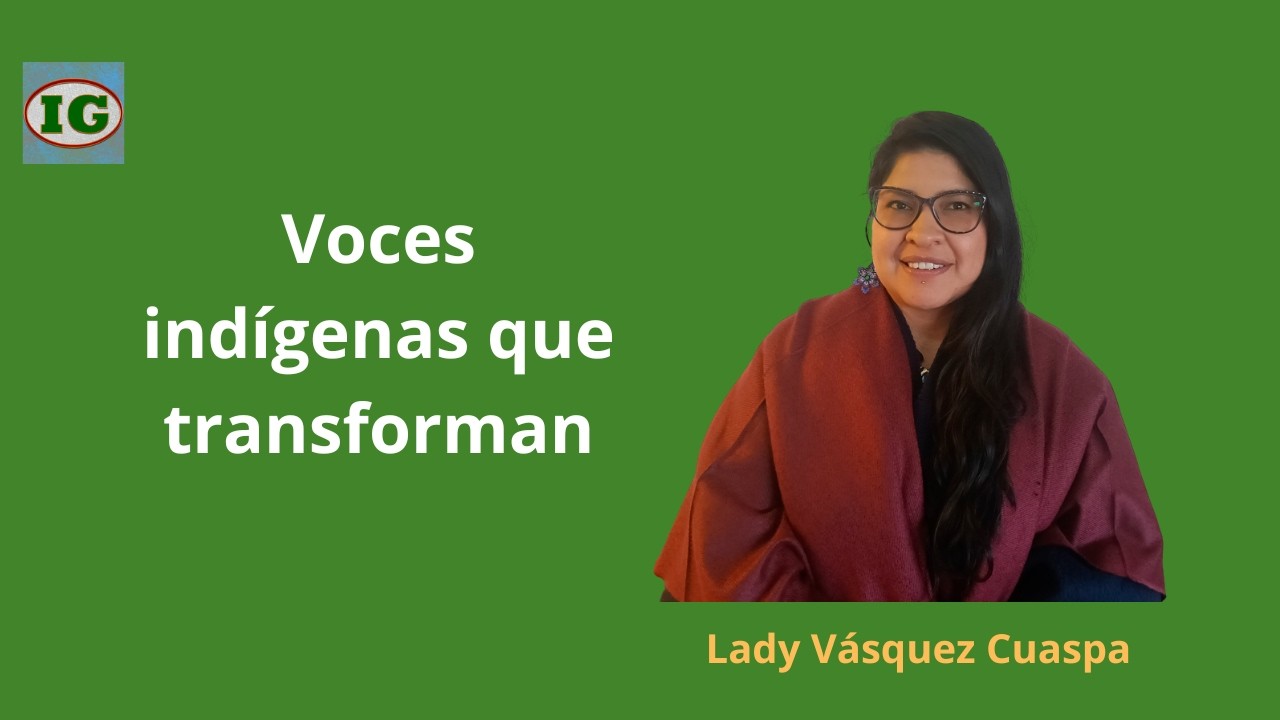 Realizadora audiovisual Lady Vásquez Cuaspa
