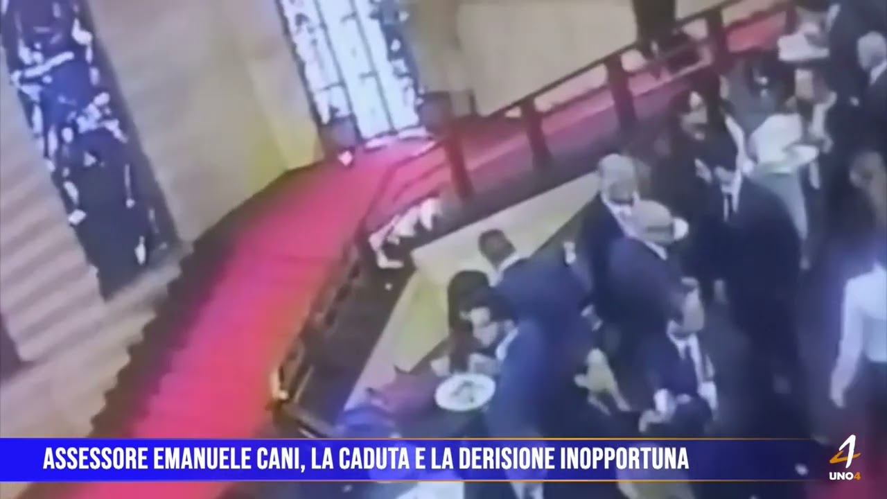 Assessore Emanuele Cani, la caduta e la derisione inopportuna