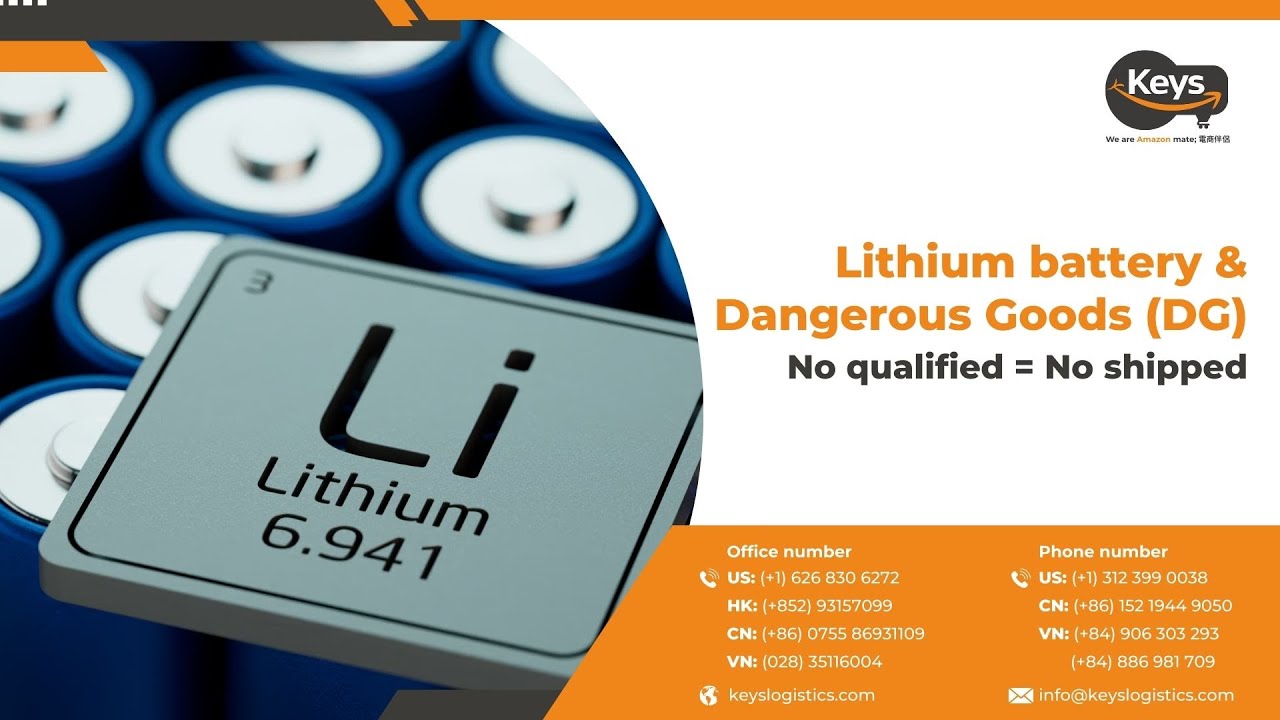 DG & Lithium Battery Logistics shipping & storing | KEYS LOGISTICS