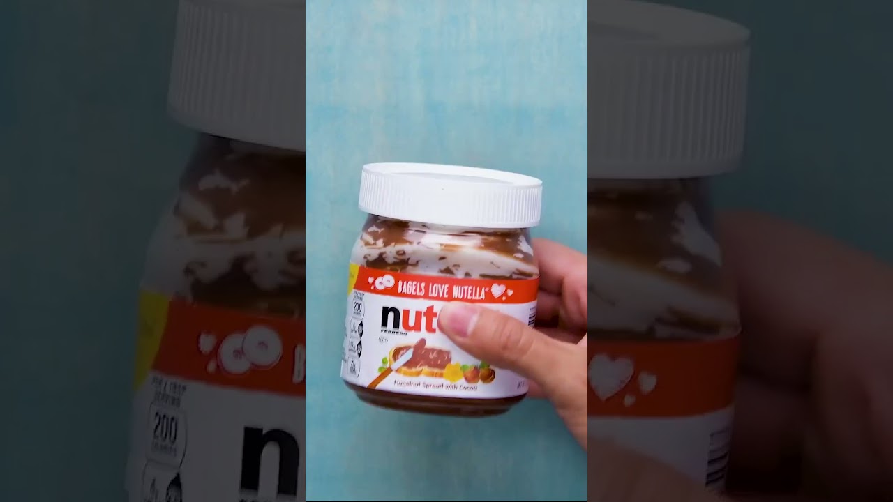 Try this hot chocolate hack for almost-empty Nutella jar #shorts