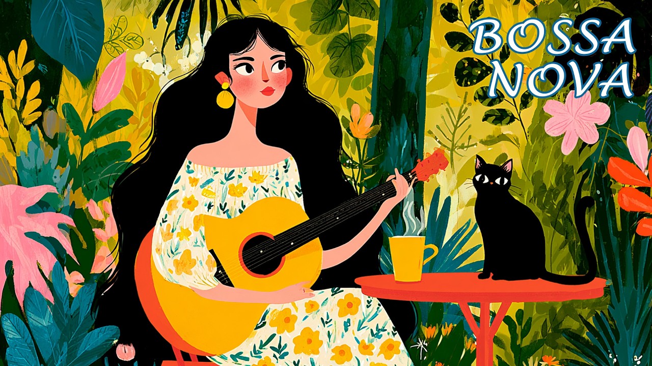 Relaxing March Bossa Nova Music ☕🌿 Soft Spring Jazz Covers For Focus, Mood Boost & Coffee Time