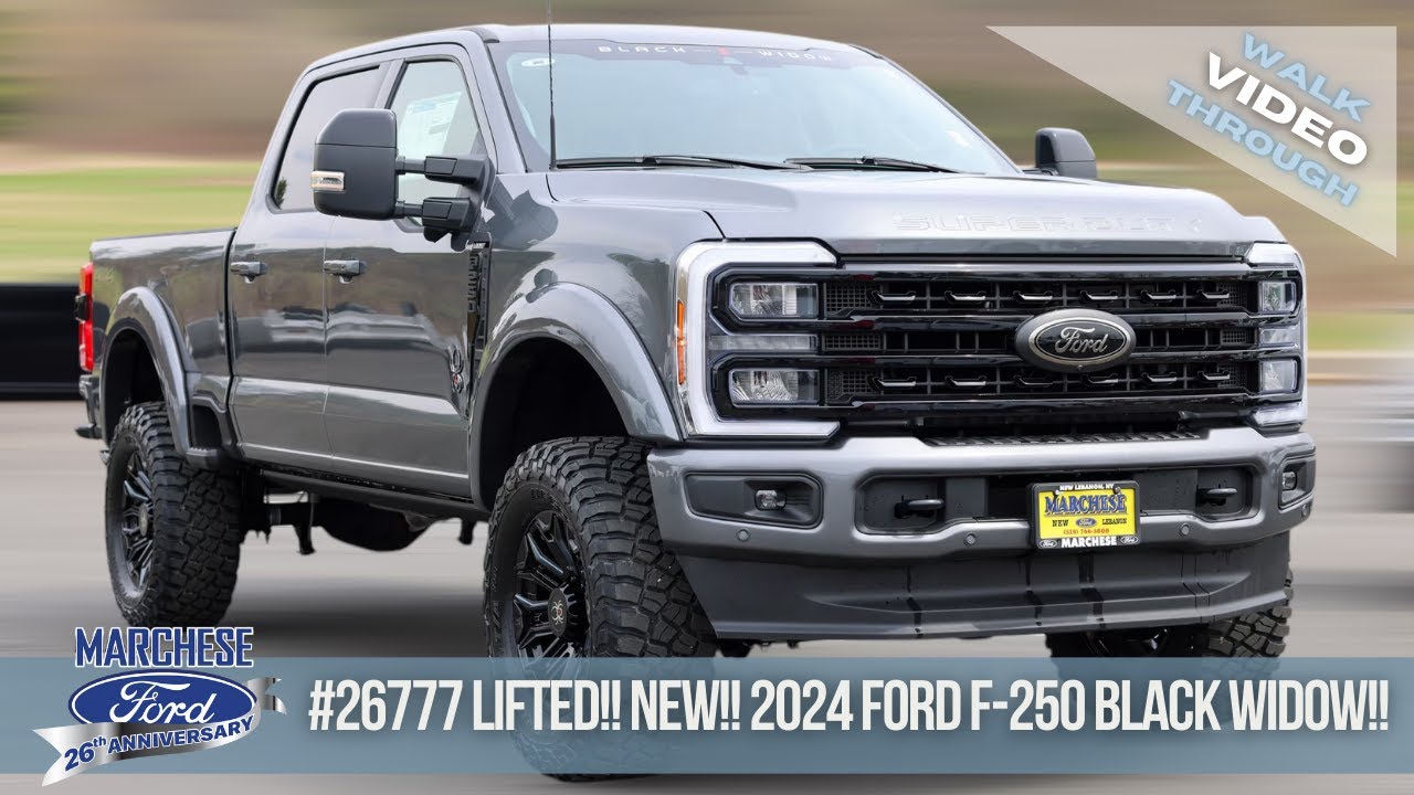BRAND NEW LIFTED BLACK WIDOW!!  2024 FORD F-250 LARIAT SUPER DUTY!!