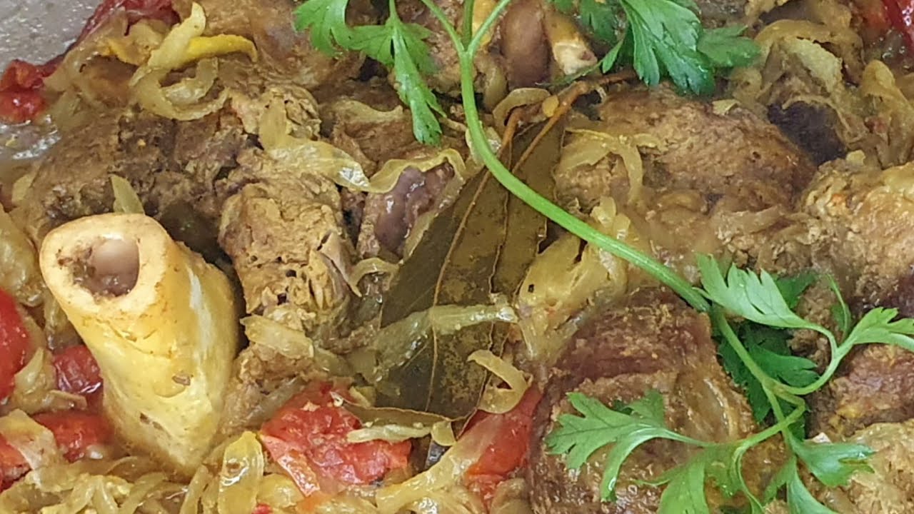 اللحم امفاور بالبصل و الطوماطيش أدوب فالفم  # وصفة تقليدية جزائرية 🇩🇿